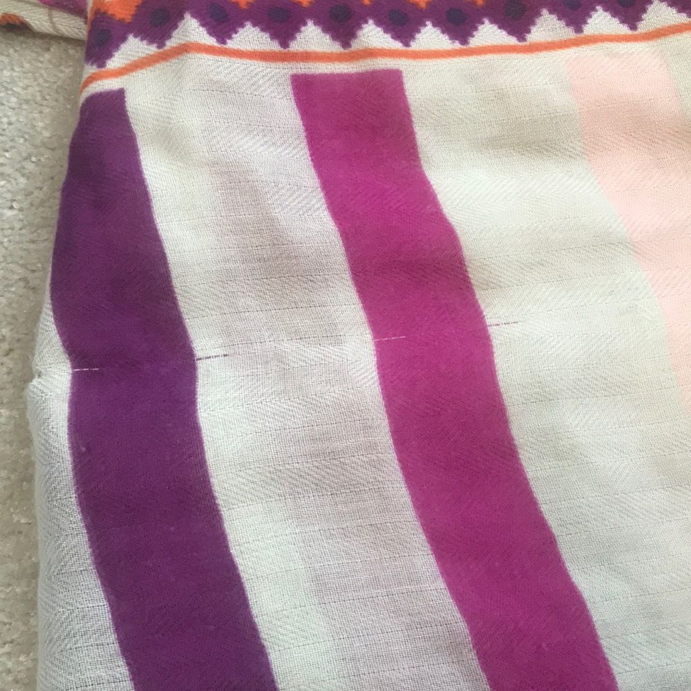 Multi-Colored Large Scarf - Picture 2 of 2